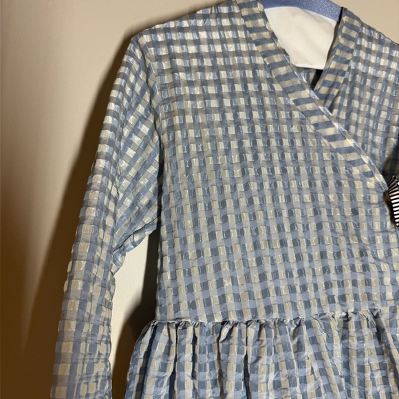 Shrimps Hermione Light Blue & White
Gingham Dress UK8/US4 - Picture 6 of 10